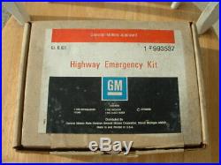 Vintage Pontiac Chevy Buick Olds Cadillac Accessory GM Highway Emergency Kit GTO