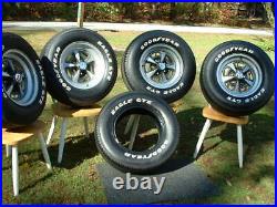 Vintage Pontiac Rally II Mag Wheel Goodyear Eagle GT Tire Center Cap 15x7 Lemans