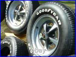 Vintage Pontiac Rally II Mag Wheel Goodyear Eagle GT Tire Center Cap 15x7 Lemans