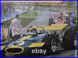Vintage Poster 1970 USGP at Watkins Glen 22x28 Formula One Michael Turner