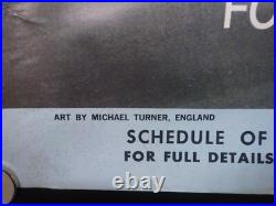 Vintage Poster 1970 USGP at Watkins Glen 22x28 Formula One Michael Turner