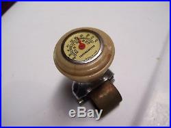 Vintage Steering wheel knob thermometer gauge gm ford chevy rat rod mopar bomba