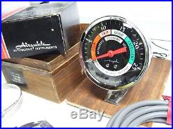 Vintage nos 60s chrome Auto dash Vacuum gauge gm ford chevy rat rod pontiac ss