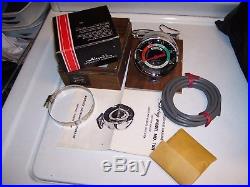 Vintage nos 60s chrome Auto dash Vacuum gauge gm ford chevy rat rod pontiac ss