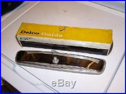 Vintage nos original GM 64-72 Delco guide non Glare Chevy Rearview Mirror Camaro