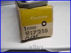 Vintage nos original GM 64-72 Delco guide non Glare Chevy Rearview Mirror Camaro