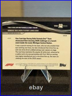 Visa Cash App RB F1 Team 2026 Formula 1 Topps NOW Card 2 Image Variation SP Visa Cash App RB F1 Team 2026 Formula 1 Topps NOW Card 2 Image Variation SP