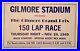 Vtg 1949 Gilmore Stadium Aaa Rex May Grand Prix Race Car Window Display Sign