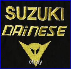 Vtg 90s Suzuki Dainese Racing Pit Crew Shirt XXL Biker Driving Car NASCAR Grunge