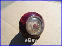 Vtg Thermometer Shift knob HARLEY KNUCKLEHEAD PANHEAD FLATHEAD BOBBER HOT ROD