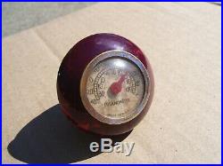 Vtg Thermometer Shift knob HARLEY KNUCKLEHEAD PANHEAD FLATHEAD BOBBER HOT ROD