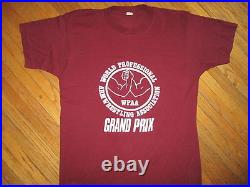 Vtg WPAA WORLD PROFESSIONAL ARMWRESTLING ASSOCIATION T SHIRT 70s 80s Grand Prix