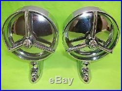 YANKEE PACESETTER Tri Bar Vintage Mirror Set Nice! Hot Rat Rod AMC MOPAR FORD GM
