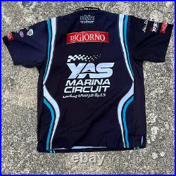 Yas Marina Circuit Shirt XL Digiorno Pizza DriverNHRA Racing Car NASCAR 90s Vtg