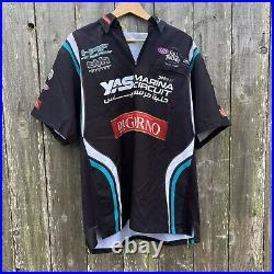 Yas Marina Circuit Shirt XL Digiorno Pizza DriverNHRA Racing Car NASCAR 90s Vtg